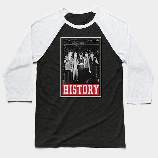 history Baseball T-Shirt by one way imagination